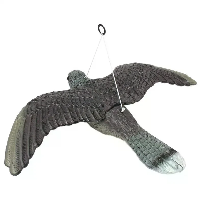 1pc Realistic Flying Bird Hawk Pigeon Decoy Pest Control Garden Scarer Scarecrow