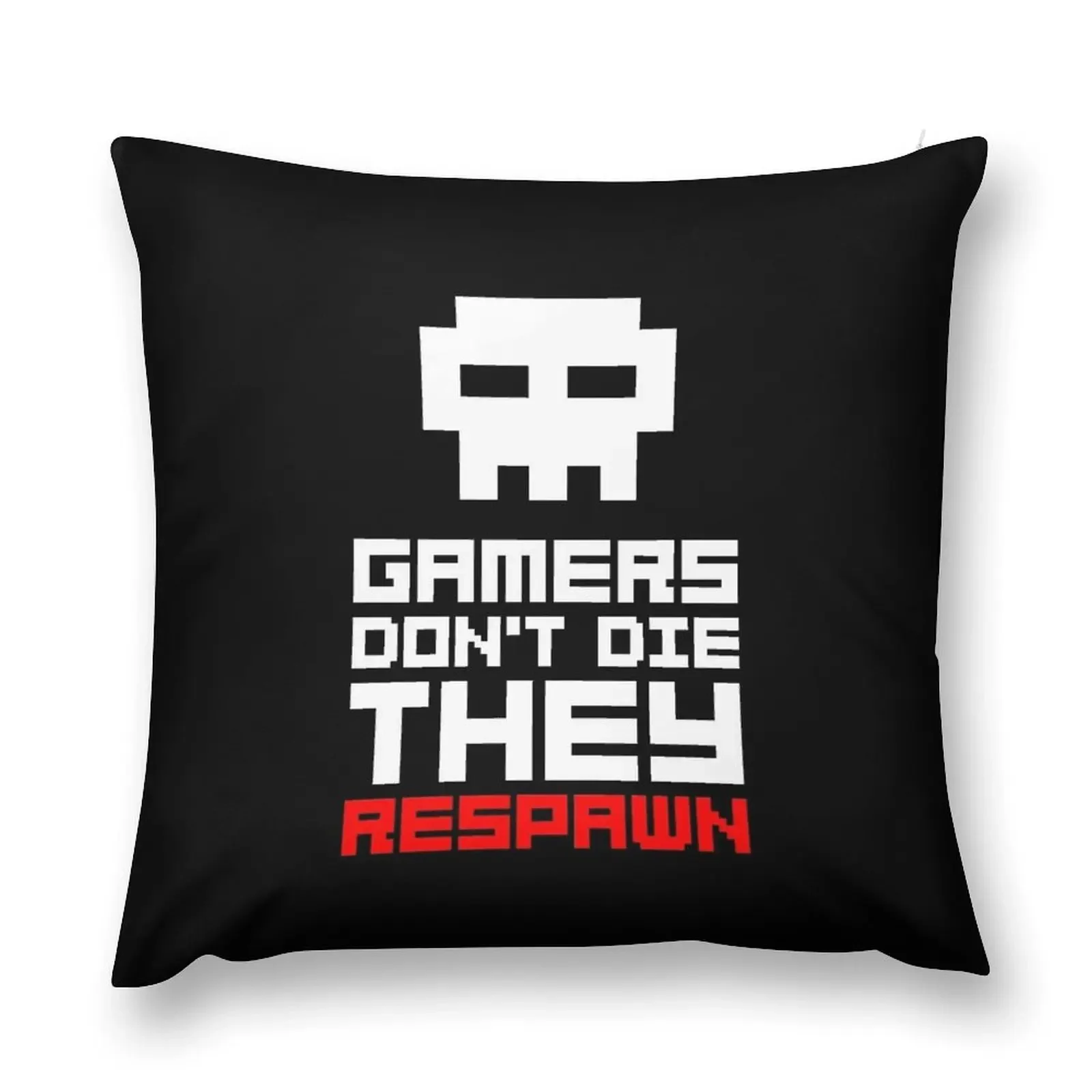 

Pixel Skull Gamers Don't Die Throw Pillow anime girl Pillow Cases Decorative Bed pillowcases pillow