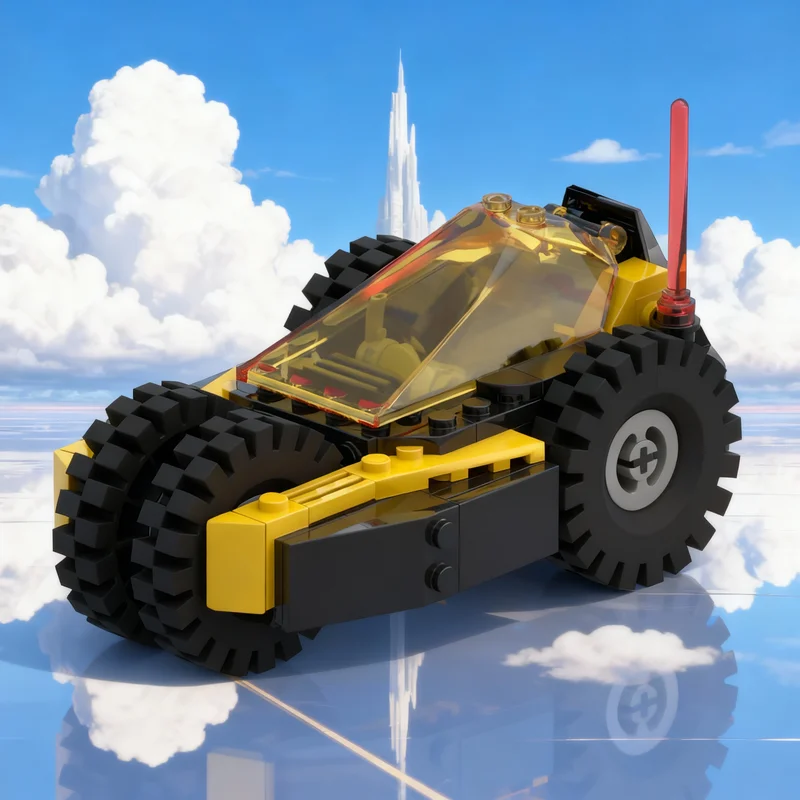 

Набор строительных блоков MOC Blacktron Trike Space I, 117 деталей, креативный подарок для самостоятельной сборки, декор для дома и офиса, премиум-класс для взрослых и детей