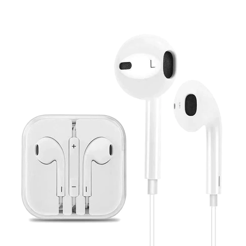 Auricolari originali Apple IPhone Accessori per auricolari Bluetooth cablati nell'orecchio