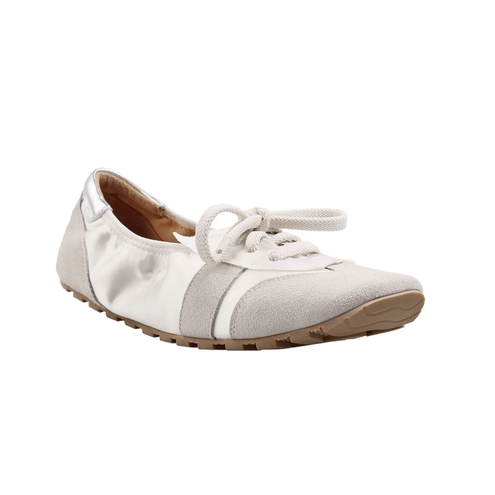 2025年春 牛革スエード カジュアルジムシューズ 白靴 スクエアトゥ レースアップ フラット ドイツ軍風トレーナー 大きいサイズ