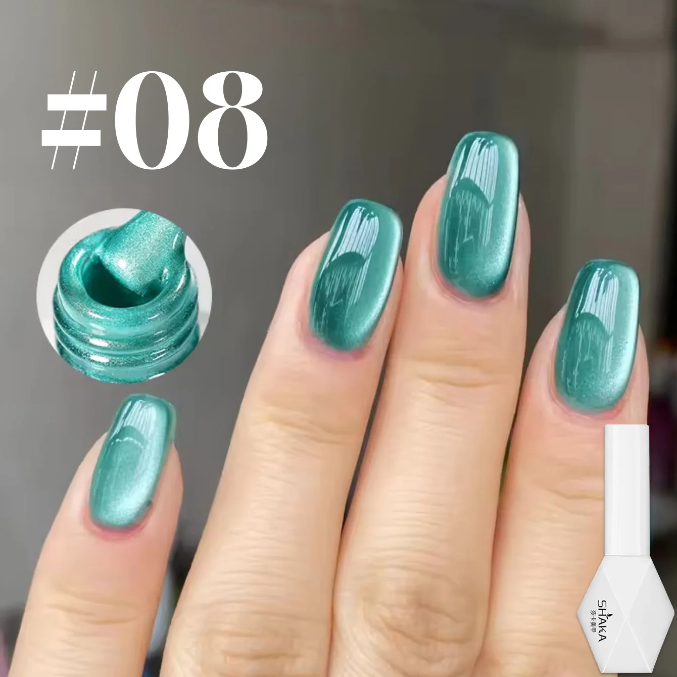 1-12 قطعة WS الصيف الأظافر الجليد الشفاف الأبيض الزجاج حبة القط العين هلام طلاء الأظافر 2025 Y2K مسمار سوبر فلاش تبييض شعبية هلام