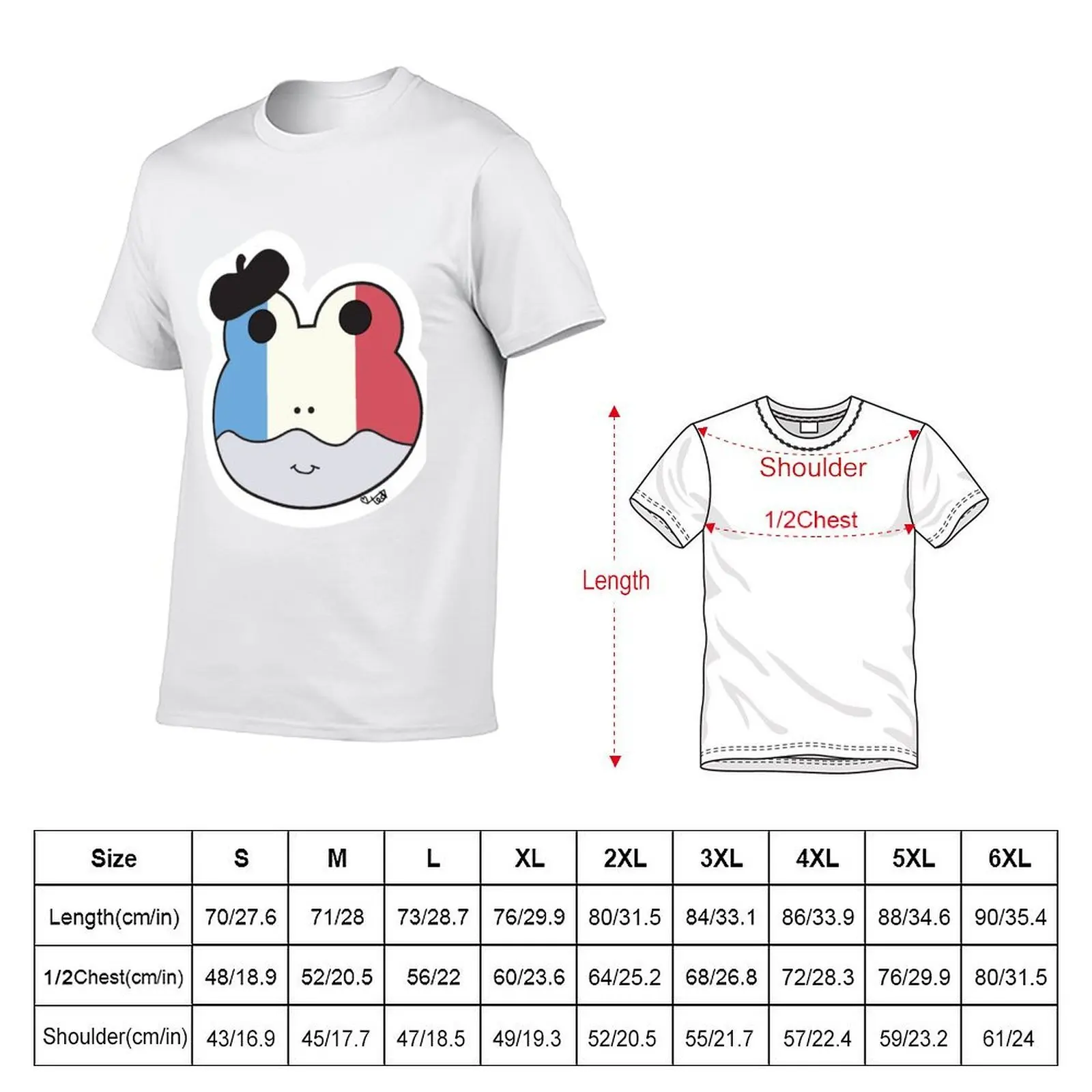 قمصان سوفت مان أنيمي تي شيرت عادي فران؟ Aise الفرنسية تي شيرت الضفدع ، قمصان جرينوي تي شيرت قطن كبير الحجم