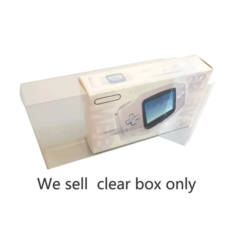Clear box for GBA Japan version collection display storage transparent PET protective box