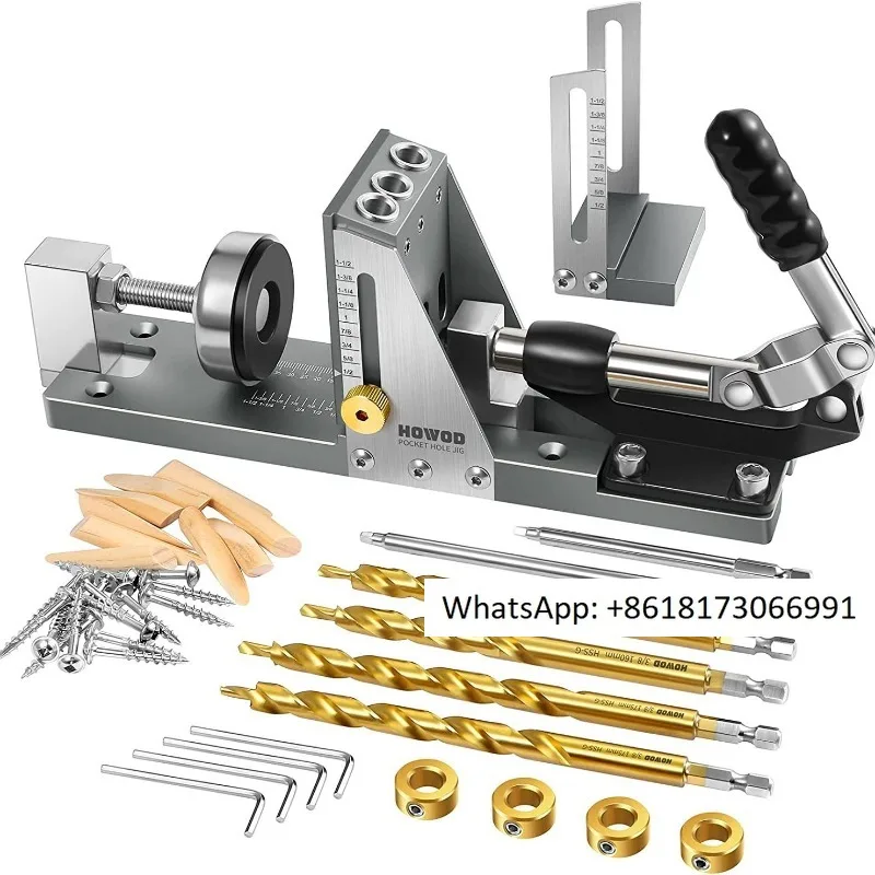 

Woodworking oblique hole locator Pocket Hole Jig