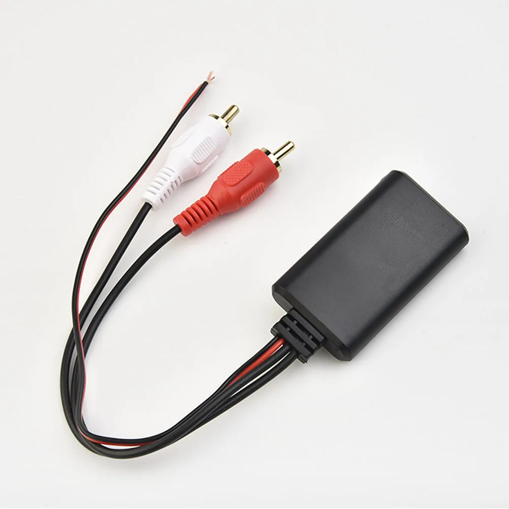 

1pcs 2RCA AUX Cable Adapter Car Receiver Module AUX-in Adapter High-quility For Vehicles With 2RCA Interface