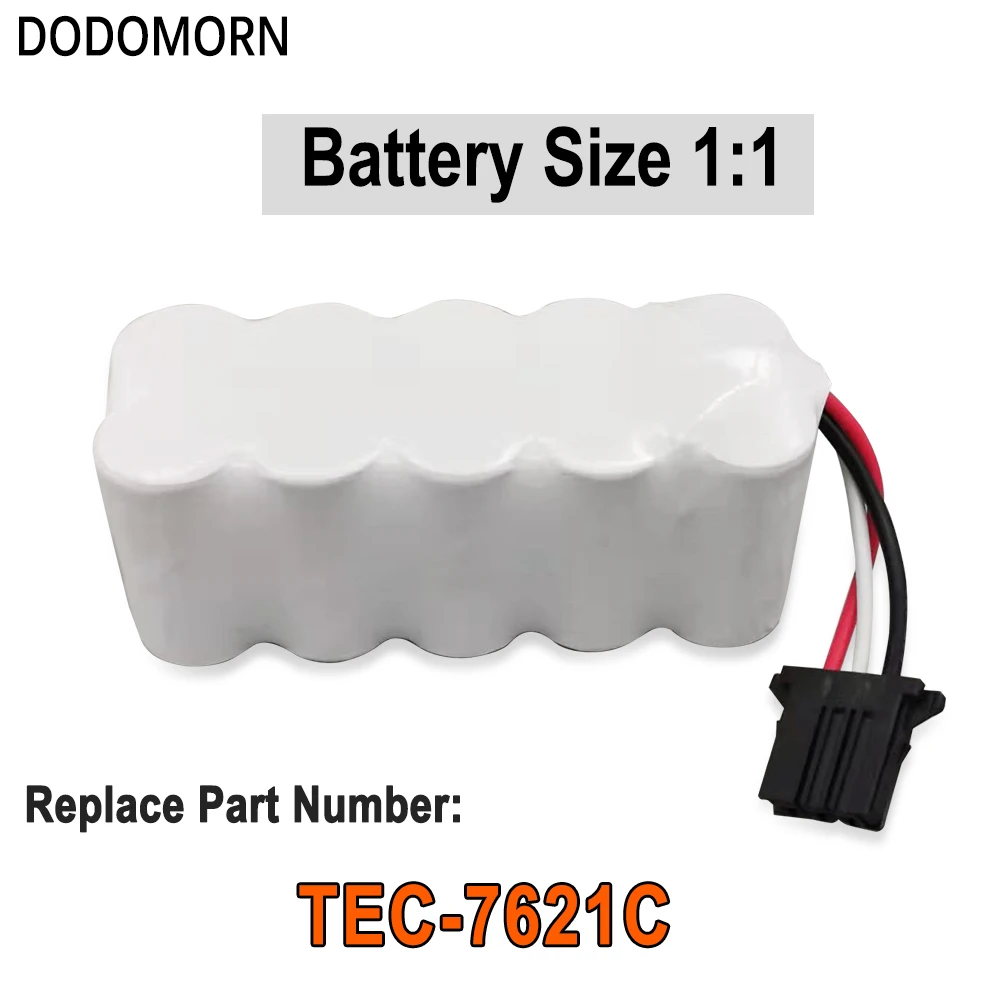 DODOMORN 100% New TEC-7621C 12V 2800mAh Battery For Nihon Kohden 7631C TEC500 TEC521 TEC531 TEC7621 TEC7631 TEC731 X065 NKB-301V