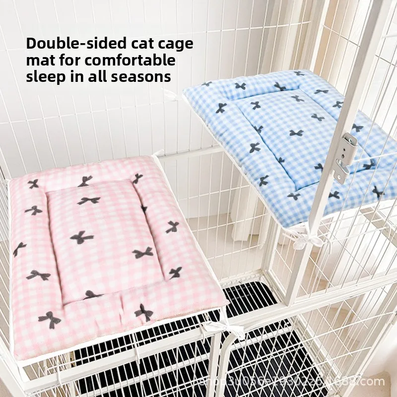 Cat cage mat, cat platform pad, pet sleeping pad, special for cat nests, thickened for dogs in winter, suitable for all seasons