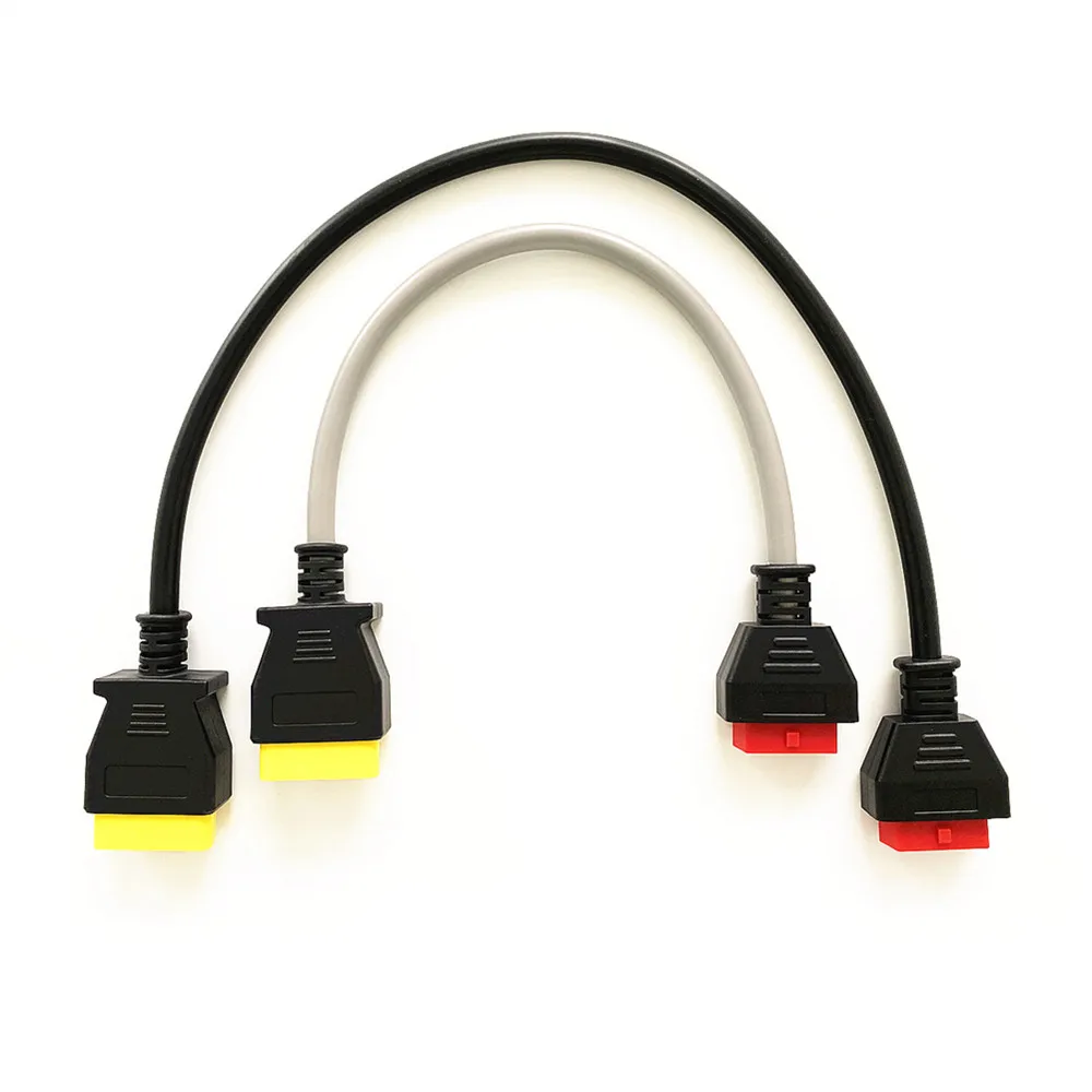 Durable OBD2 Extension Cable 30/50cm OBD 2 16 Pin Male to Female Car OBDII Extension Cable Connector Adapter