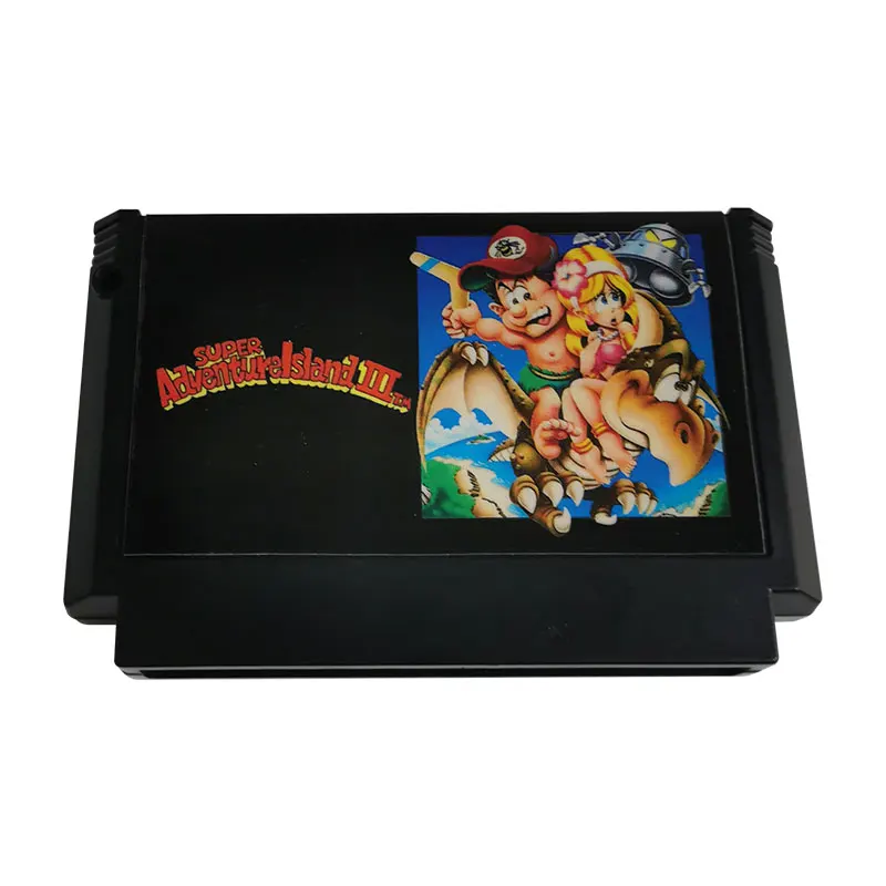 Cartuccia di gioco Adventure Island 3 60 pin per Console di gioco a 8 Bit