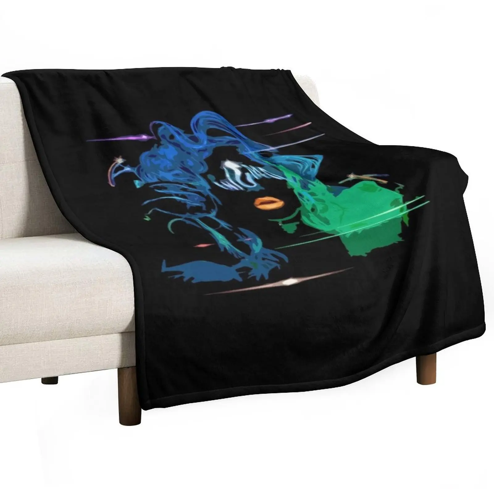 Enigma Lady Gaga Throw Blanket wednesday valentine gift ideas For Decorative Sofa Blankets