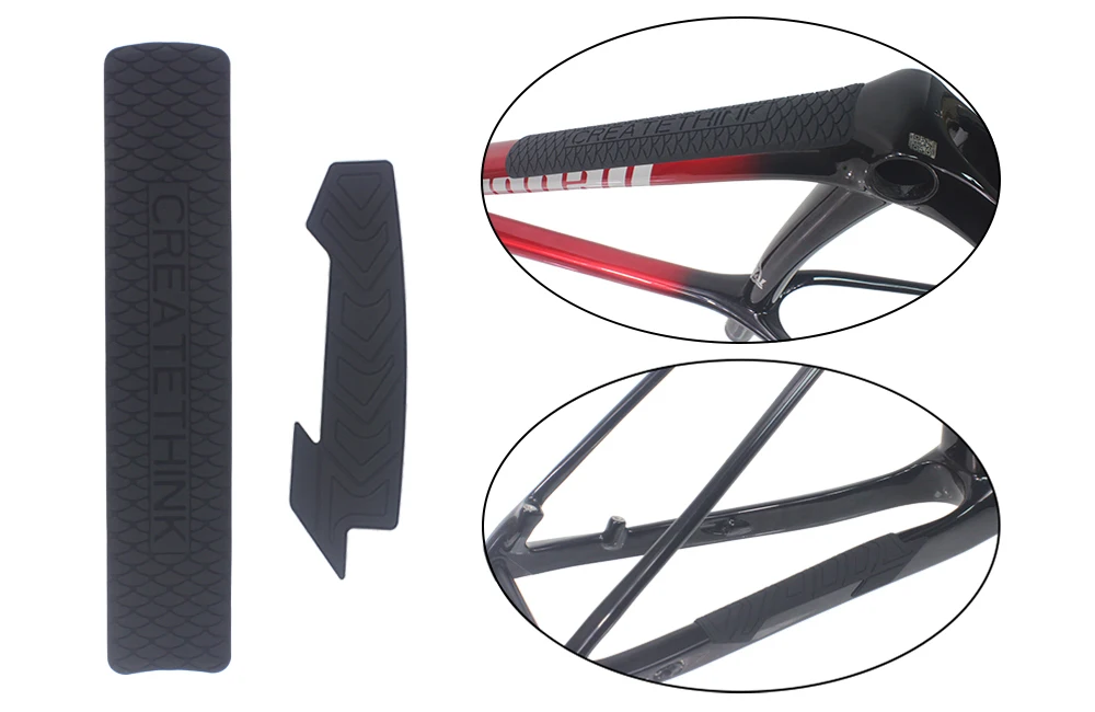 HEPPE Fahrradrahmen Kratzfester Schutzaufkleber MTB Rennrad Anti-Kratz-Aufkleber Fahrrad Silikon Schutz Kettenschutz – Detail 14