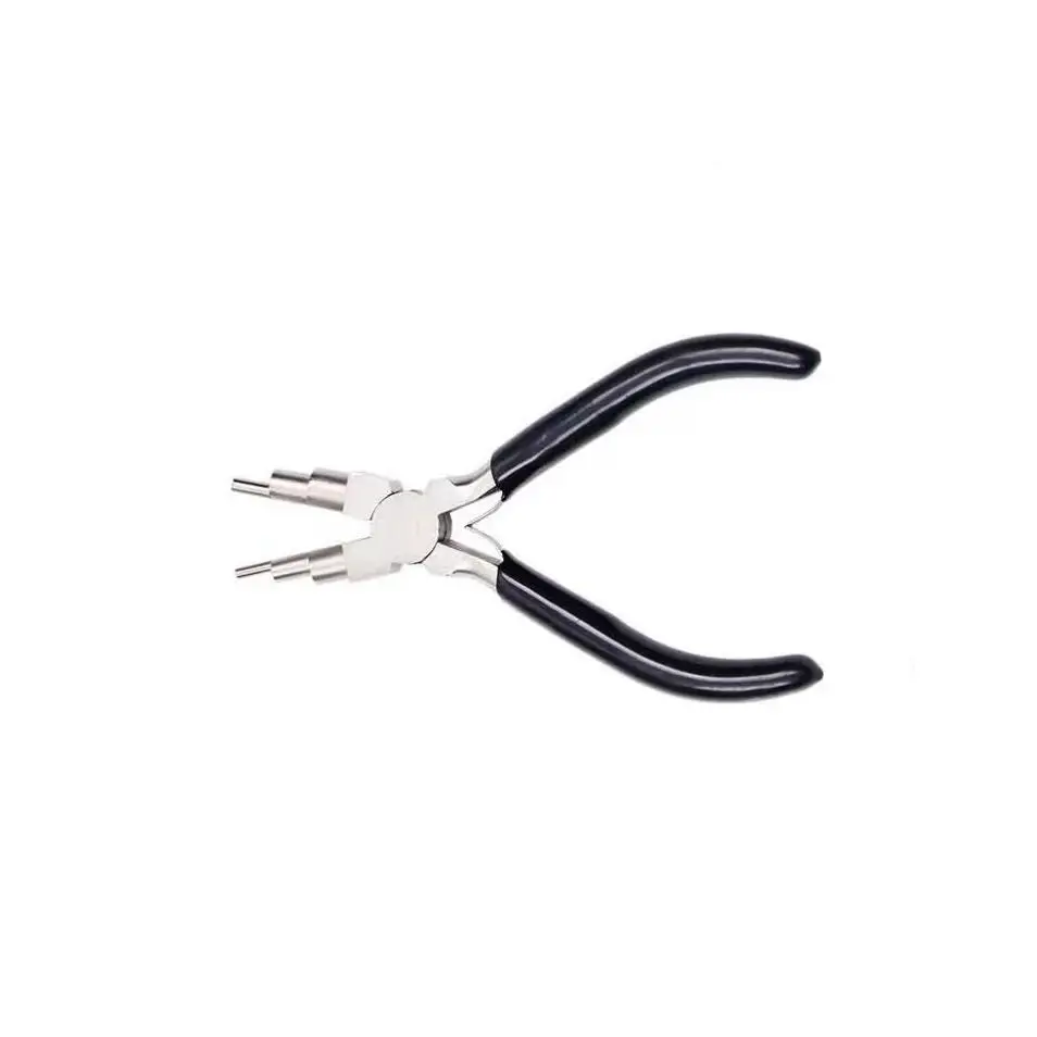 6 In 1 pinze a becchi tondi In acciaio al carbonio utensili manuali per avvolgimento di fili/creazione di gioielli/pinze per la produzione di Bail Making Loop