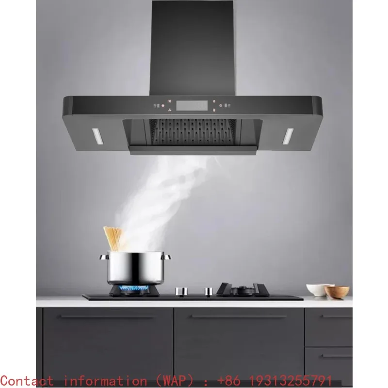 

【Best-selling】Kitchen Range Hood Island Chimney Range Hood Stainless Steel European Style Kitchen Range Hood