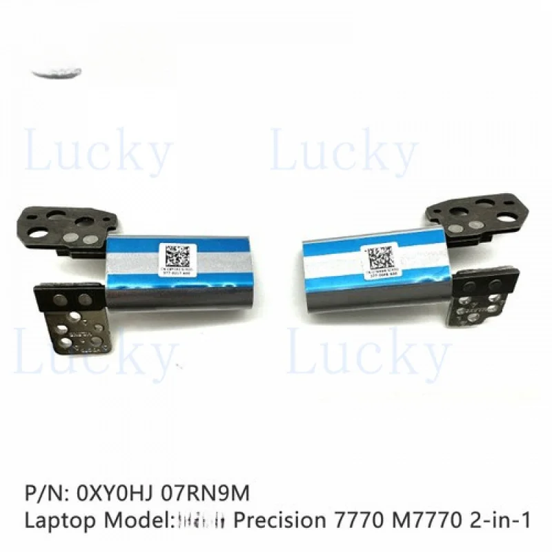 

f New 0XY0HJ 07RN9M For DELL Precision 7770 M7770 2-in-1 LCD HINGES SHAFT AXIS R+L