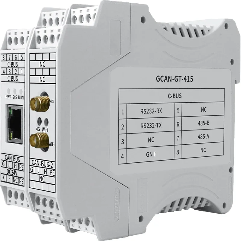 

PLC Programmable Intelligent Communication Conversion Gateway, CAN Bus Ethernet, RS232/485 Input and Output Conversion