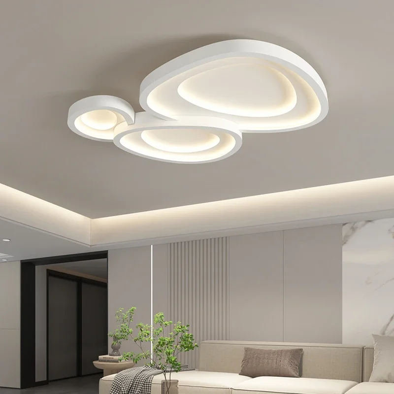 Nordycki projektant lampy sufitowe Led prosty ściemniacz do salonu sypialnia kuchnia lampa sufitowa Home Decor oświetlenie żyrandole oprawa