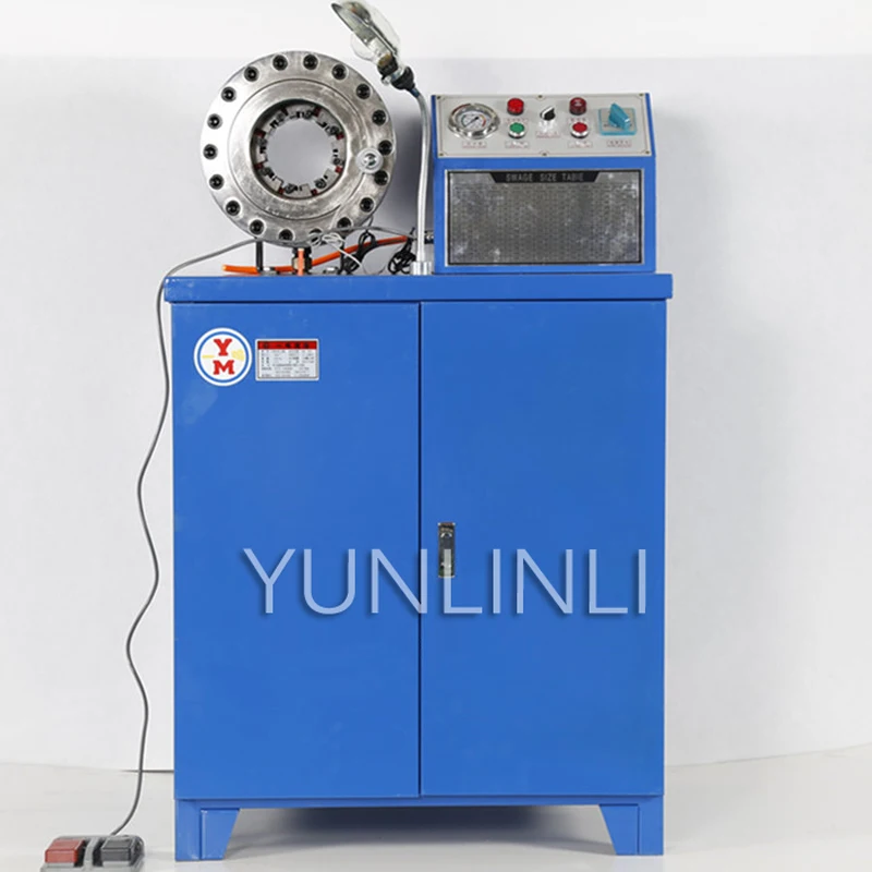 Greenhouse Lock Pipe Machine Automatic Crimping Machine 220V380V 3kw Hydraulic Pressure Pipe Steel Pipe Shrinkage Machine
