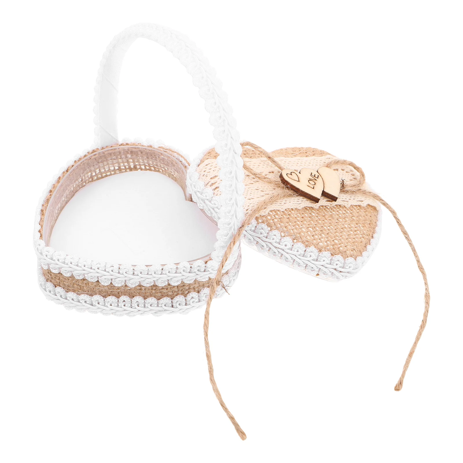 

Handmade Ring Flower Basket Engagement Boxes for Proposal Wedding Accessories Travel