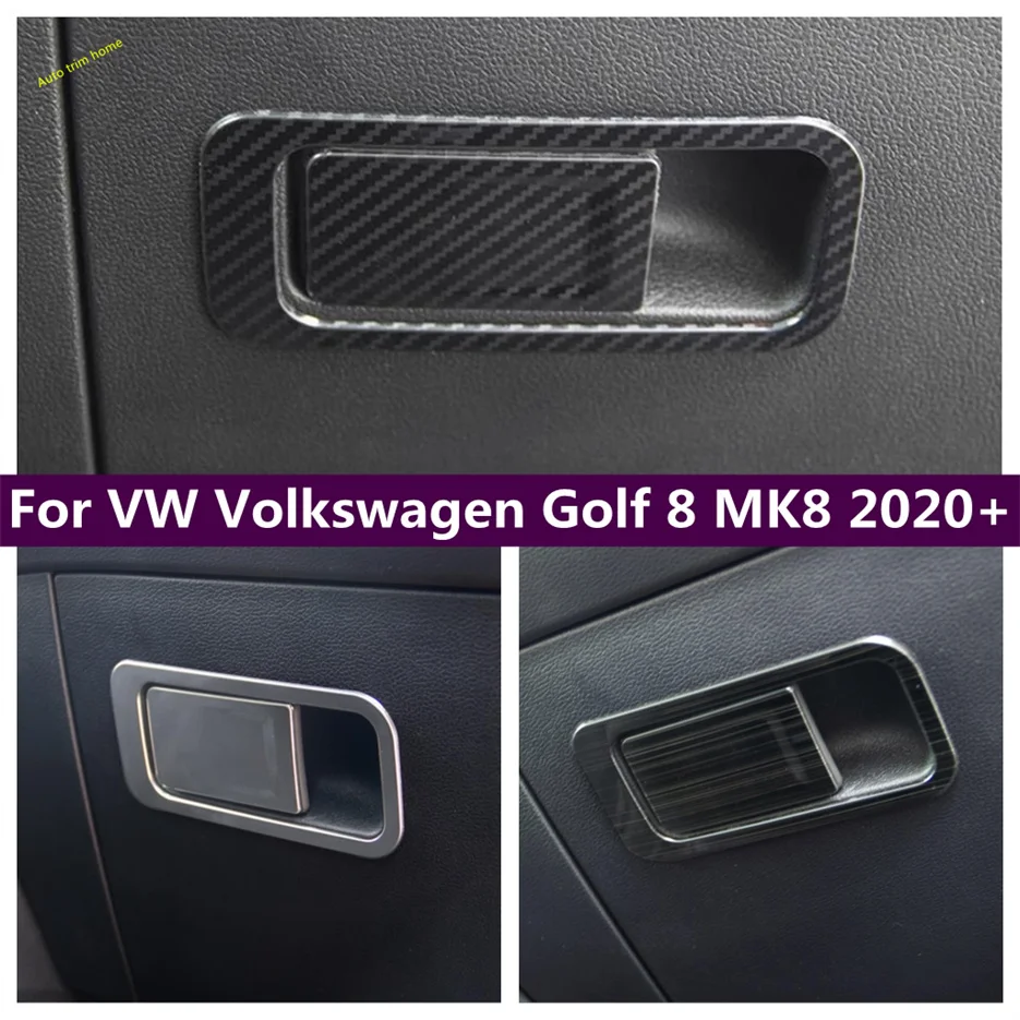 

Car Co-pilot Storage Glove Box Handle Frame Decoration Stickers Cover Trim For VW Volkswagen Golf 8 MK8 2020 - 2024 Accessories