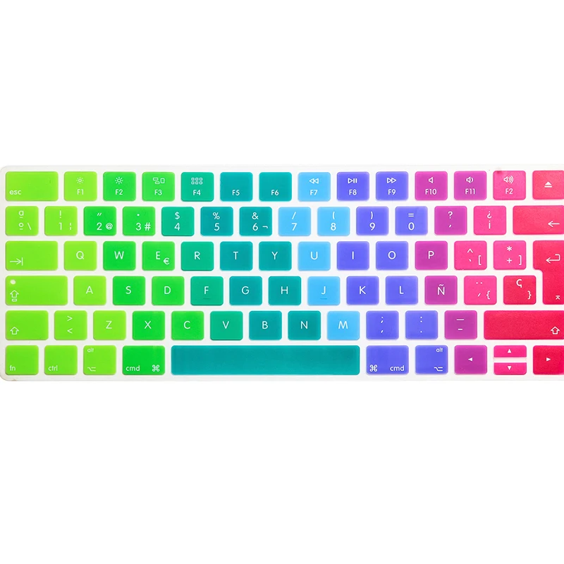 Euro Spanish Version New Magic Wireless Keyboard Silicone Keyboard Cover Protector for Apple Magic Keyboard 2 release 2017 /2018