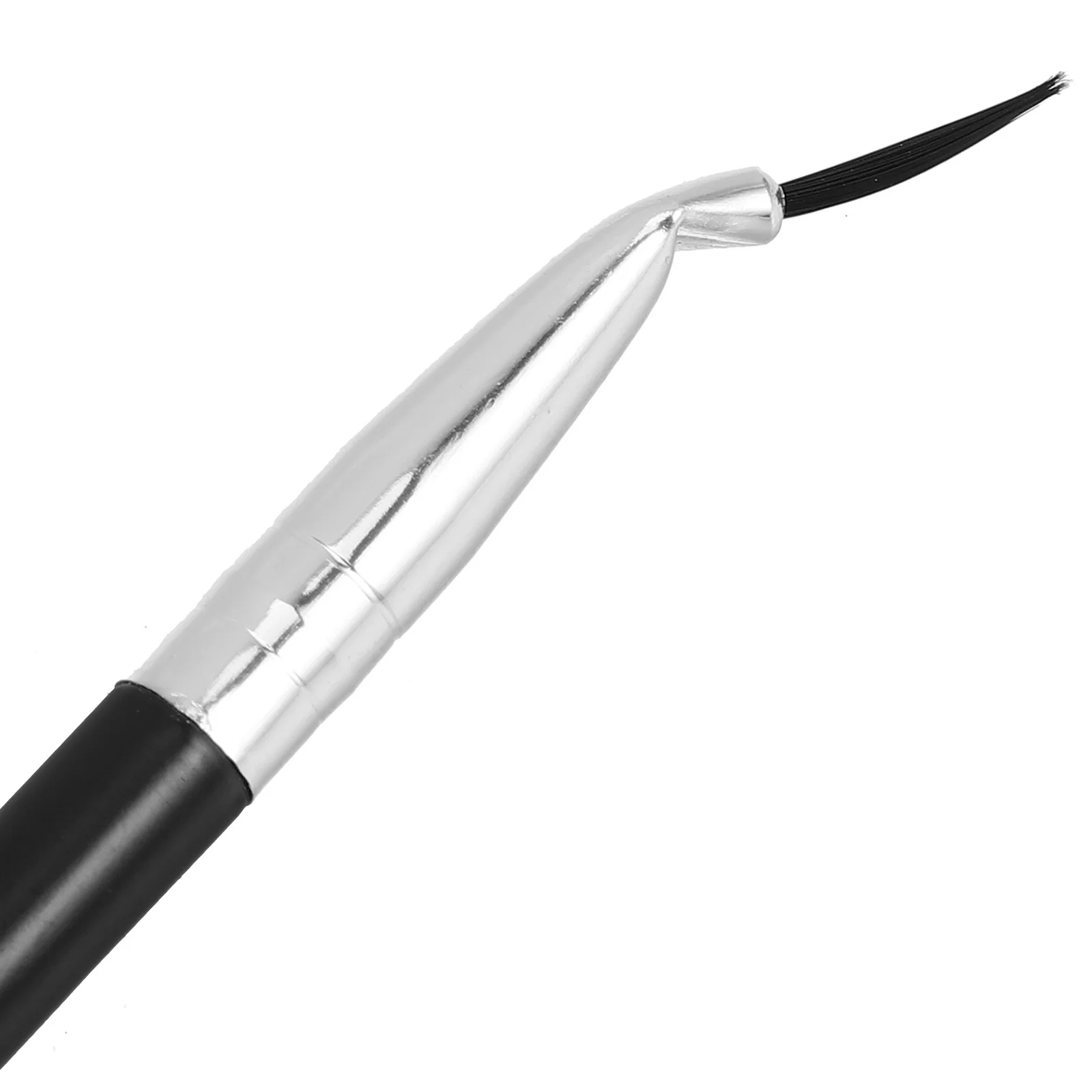 3 pezzi pennello per eyeliner angolato manico lungo eyeliner per labbra pennello per trucco strumento preciso correttore per sopracciglia multifunzionale