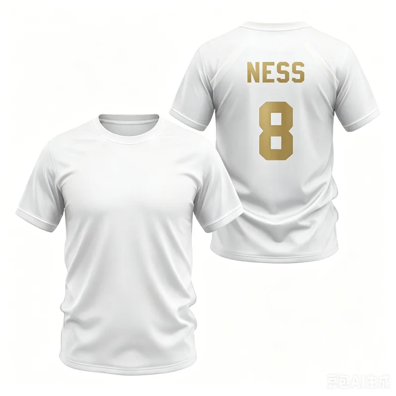 This Is A Dedicated White Custom T-Shirt Summer Fashion Breathable Comfortable Top Short Sleeve