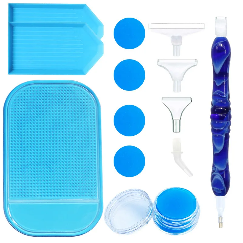 1 Set New 5D Diamond Painting Resin Drill Pen Tool Kit Accessories DIY Combination Set Handmade Craft Tools