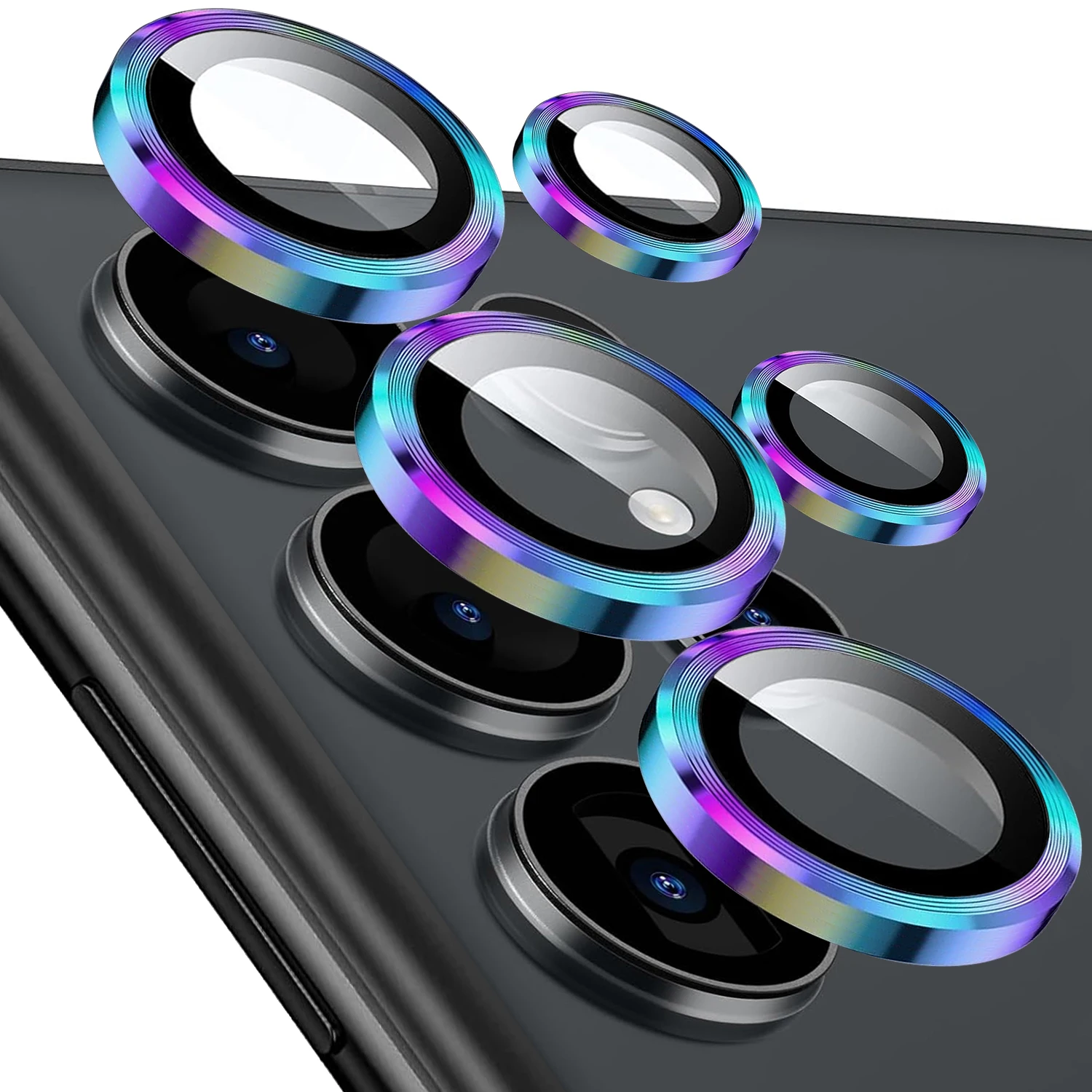 Ochraniacz obiektywu aparatu do Samsung Galaxy S25 /S25+ Plus / S24Ultra do Samsung S23UItra S26 Folia ze szkła hartowanego