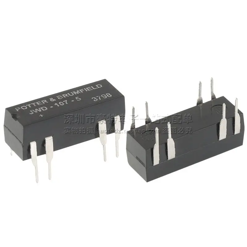 5pcs/ JWD-107-5 DIP8 imported new single pole single throw 5VDC 1A 10W normally open reed switch relay