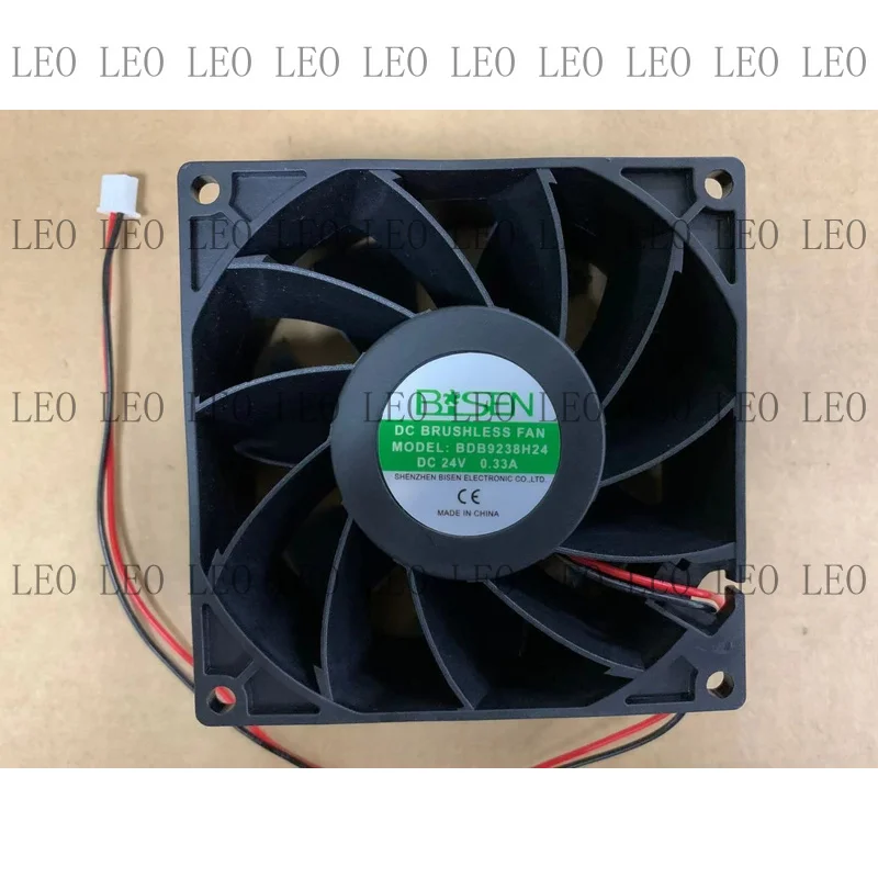 MY 1 PCS For BISEN FAN BDB9238H24 DC 24V 0.33A 9238 9 CM 2 PIN
