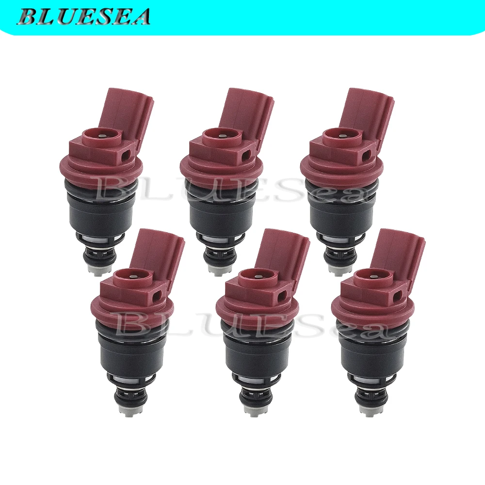 6X 16600-RR544 suitable for fuel injector Nissan Skyline RB25DE RB25DET Fairlady 740cc