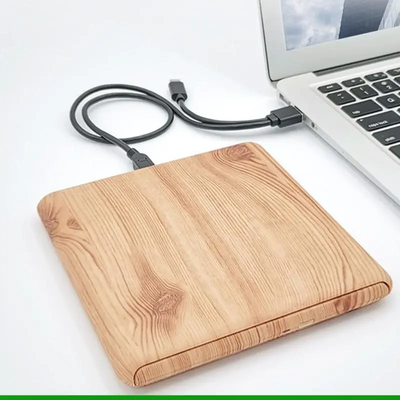 U55C Zewnętrzna DVD +/- Drive USB3.0 Type-C Player DVD Plastic Grain