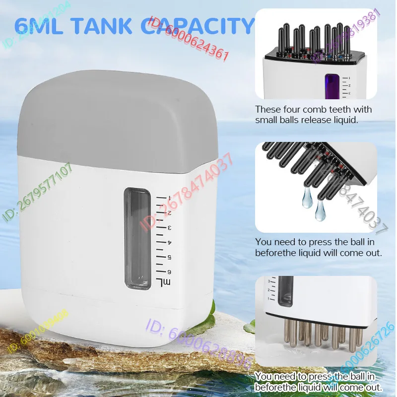 

electric massage scalp medicine dispenser hair growth instrument head vibration essential oil introduction portable massage comb