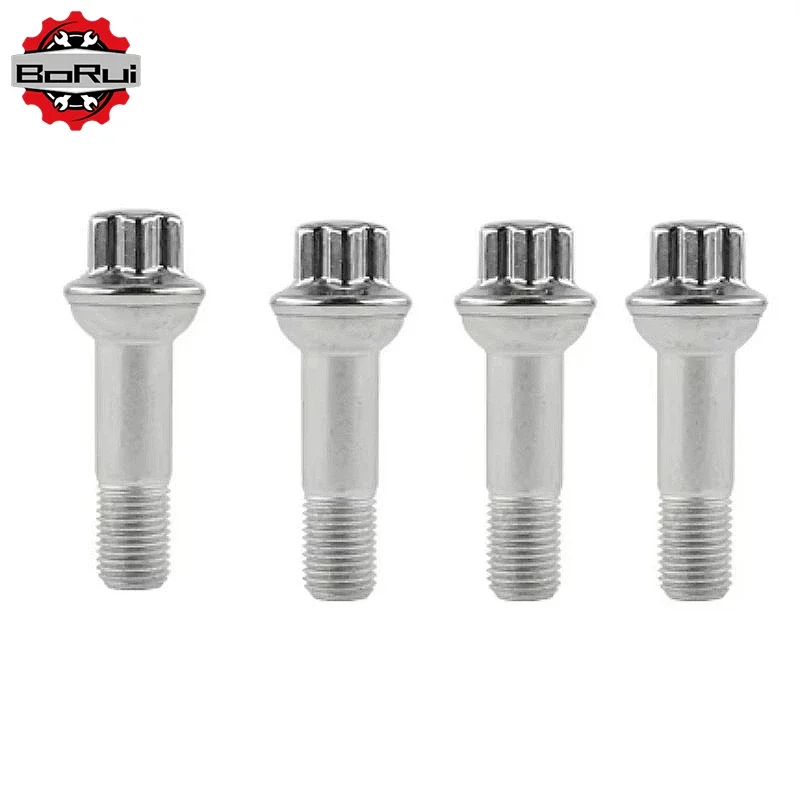 4PCS/5PCS 0009905407 0009901807 Steel Wheel Lug Bolt Nuts For Mercedes-Benz ML350 S500 GLK350 S550 CL500 GL450