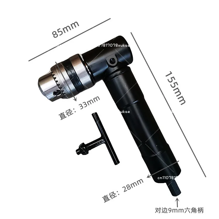 90-Degree Key Self-tightening, Transmission, Right-angle Turner, Narrow Space Drilling, Turning Batch Labor-saving Conversion