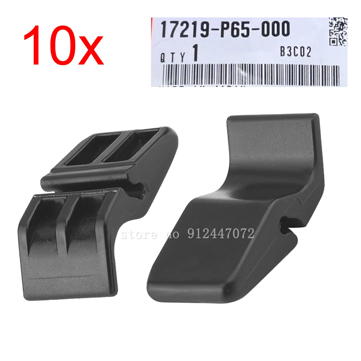 10x for Honda Fit Air Cleaner Intake Box Housing Clip Clamp OEM 17219P65000 17219-P65-000