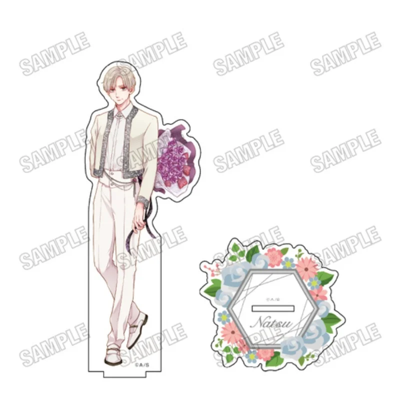 15cm Anime Kono Oto Tomare! Sounds of Life Character Badge DIY Acrylic Stand for Display Cabinet, Desktop Decoration Keychains view 3