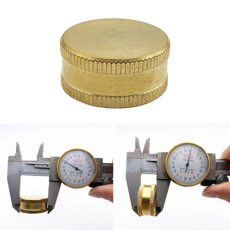 6 Chiếc Xe Tăng Lanh Mũ Kín Đa Năng Bằng Đồng Chắc Chắn Bảo Vệ Chống Rò Rỉ Đồng Propane Nắp Chai Đơn Giản Cài Đặt Trang Sức