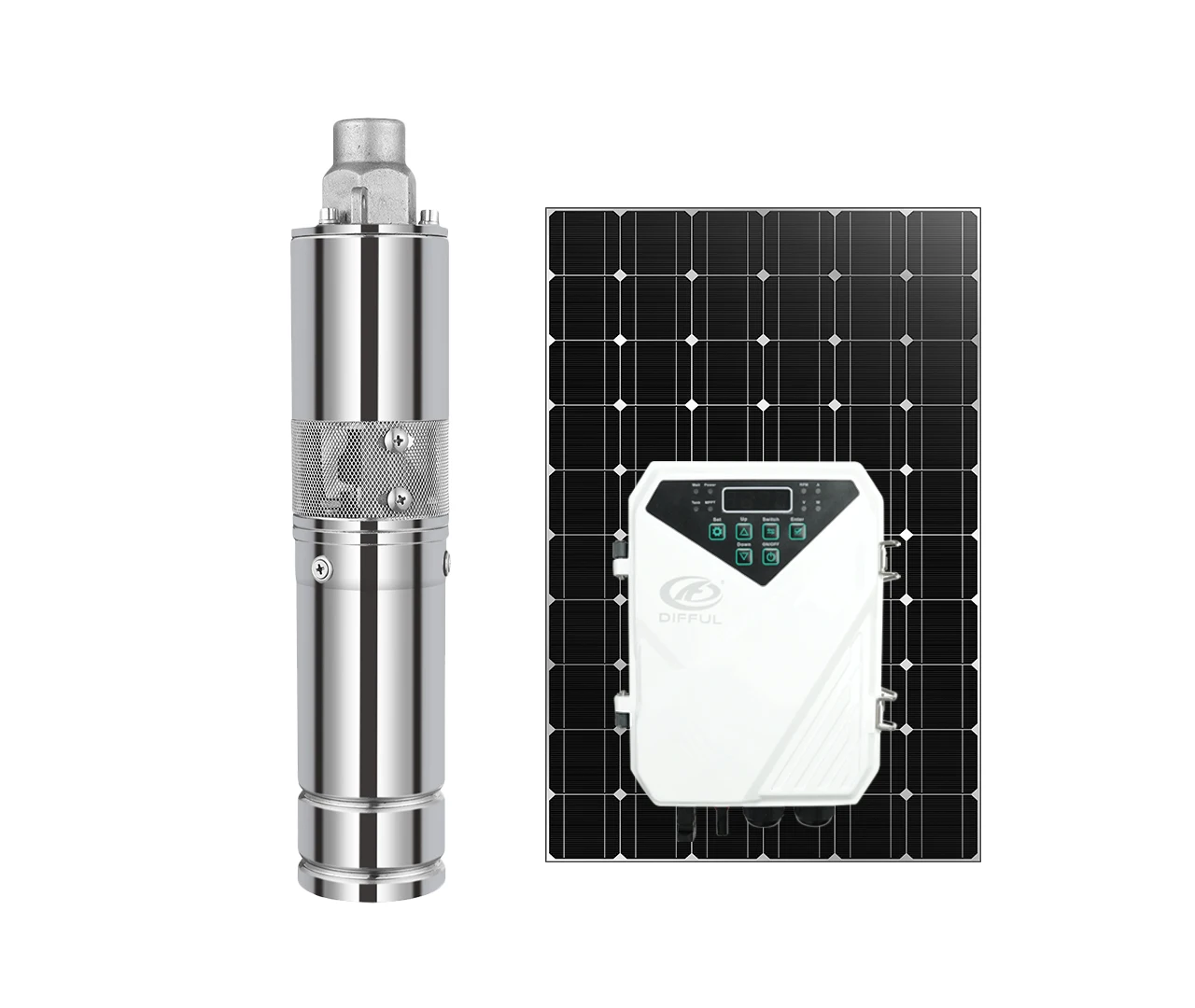 

DC 210W Power 36V Solar Pump Price Dc Submersible Solar Water Pump For Agriculture