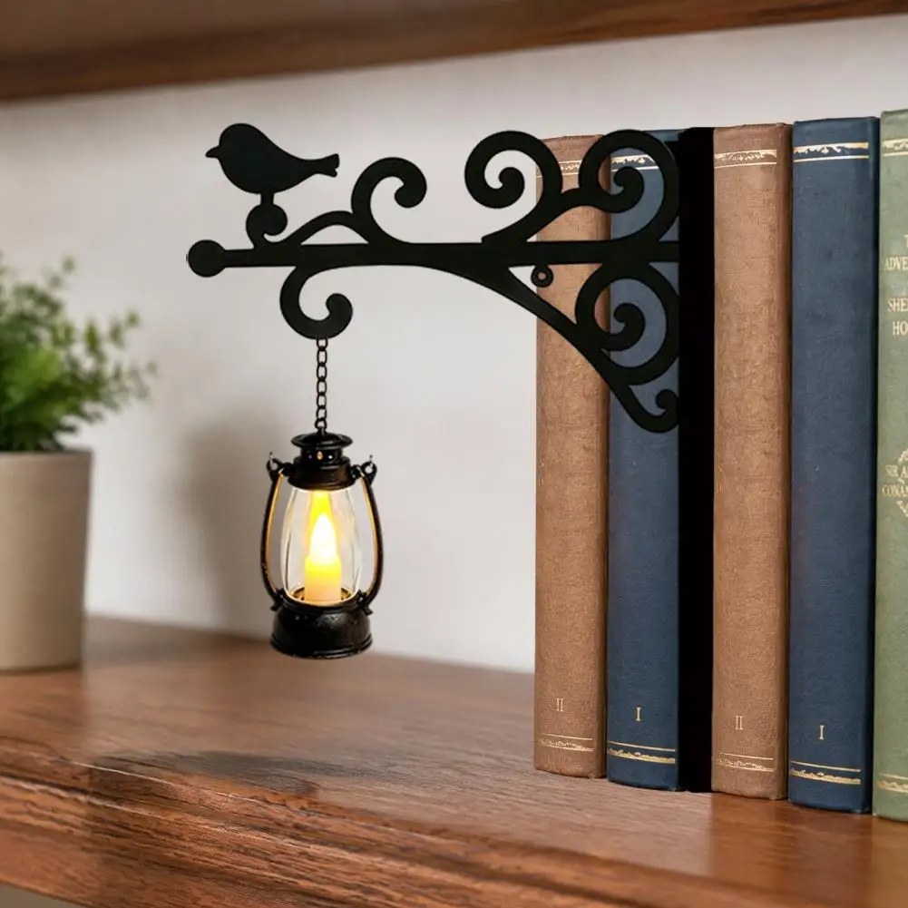 Library Lantern Mini Bookshelf Lamp Vintage Hanging Lantern Bookshelf Warm Glow Light for Home Library Study And Reading Corner view 2