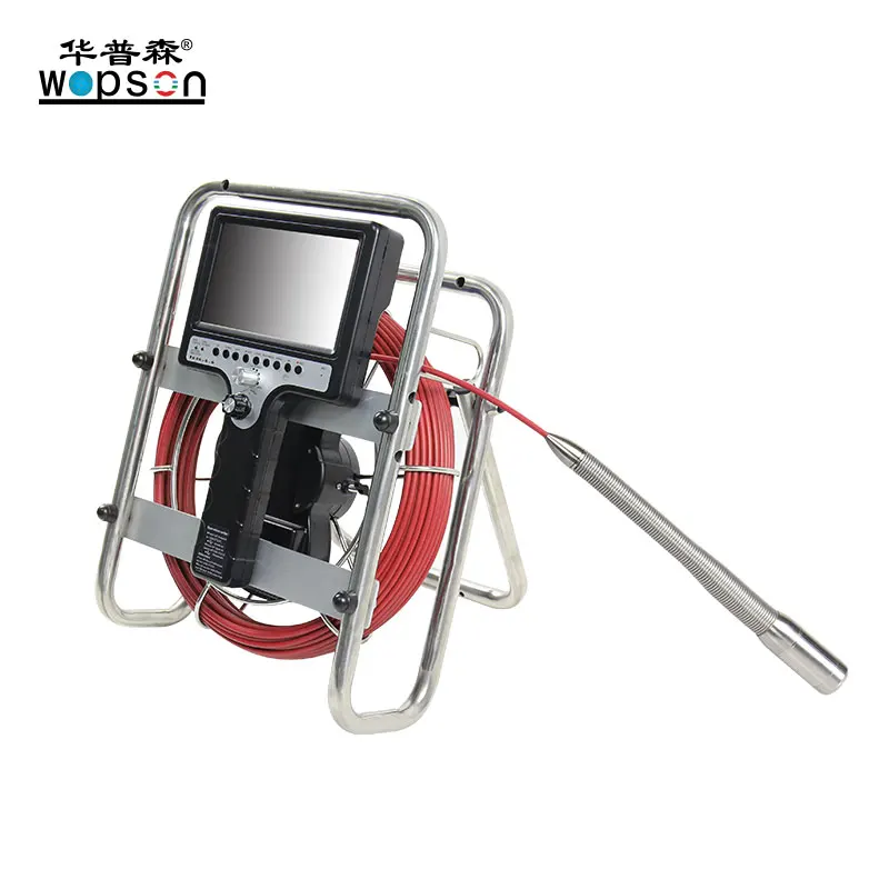

WOPSON 28MM Mini Head Endoscope Sewer Drain Borescope Inspection Camera for Underwater Pipe Inspection With 512hz Sonde Locator