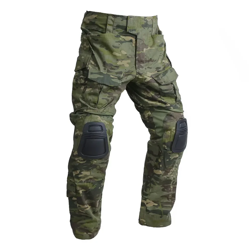 EMERbly GEAR-Pantalon de chasse avec genouillères, pour airsoft, paintball, trekking, camping et randonnée