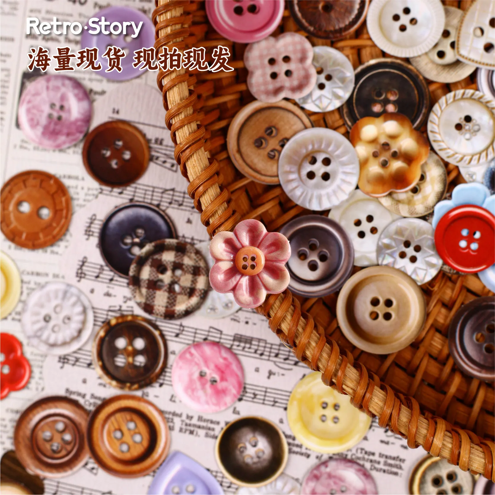 50pcs Kawaii Stationery Stickers button Junk Journal Planner Decorative Sticker Scrapbooking