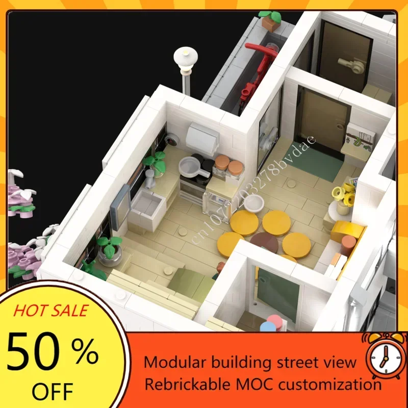 3711PCS de Moderne Modulaire MOC Creatieve street view Model Aangepaste Puzzel Architectuur DIY Onderwijs Assemblage Model Speelgoed Geschenken