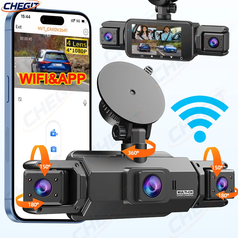 4Camera Wifi Dash C…