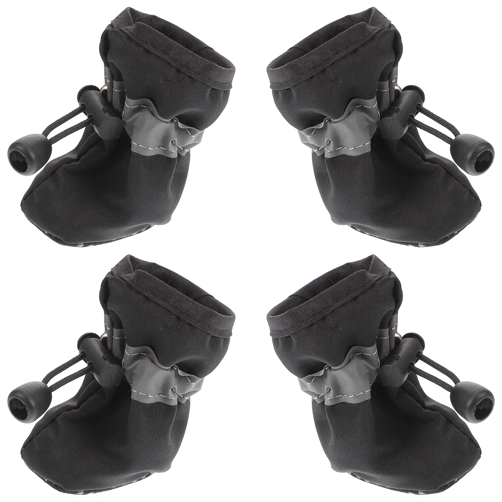 

4Pcs Dog Shoes Puppy Shoes Small Size Anti-Slip Breathable Waterproof Soft Sole Reflective Indoor Outdoor Pet Booties