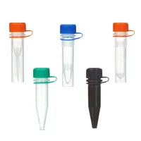 100 Uds 0,5 ml 1,5 ml 2ml tapa conectada criovial laboratorio tubo de almacenamiento en frío viales criogénicos laboratorio con arandela