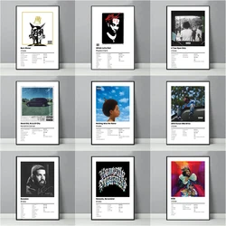 C-ole Lil Tj-ay Ken-drick La-mar Dr-ake Pop Music Album Cover Poster Canvas Painting Wall Art Picture Home Decor Gifts for Fans