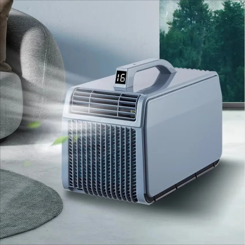 مكيف هواء خارجي 5500 وحدة حرارية بريطانية 12 فولت - 48 فولت عاكس محمول صغير تيار متردد بدون مكيف هواء يعمل بالطاقة الشمسية